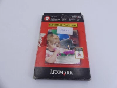 50 Sheets A4 Inkjet High Gloss Perfect Finish Lexmark Poto Paper 255g/m 68lb - Image 1 of 4