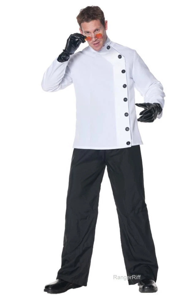 Abrigo Camisa de Laboratorio Científico Loco Frankenstein Doctor Camisa Calzoncillo Dr. Igor Chaqueta Foto 1 de 1