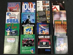 Sega Genesis Game Gear - 16 różnych plakatów tylko partia - dobry - BEZPIECZNY STATEK! - Zdjęcie 1 z 17
