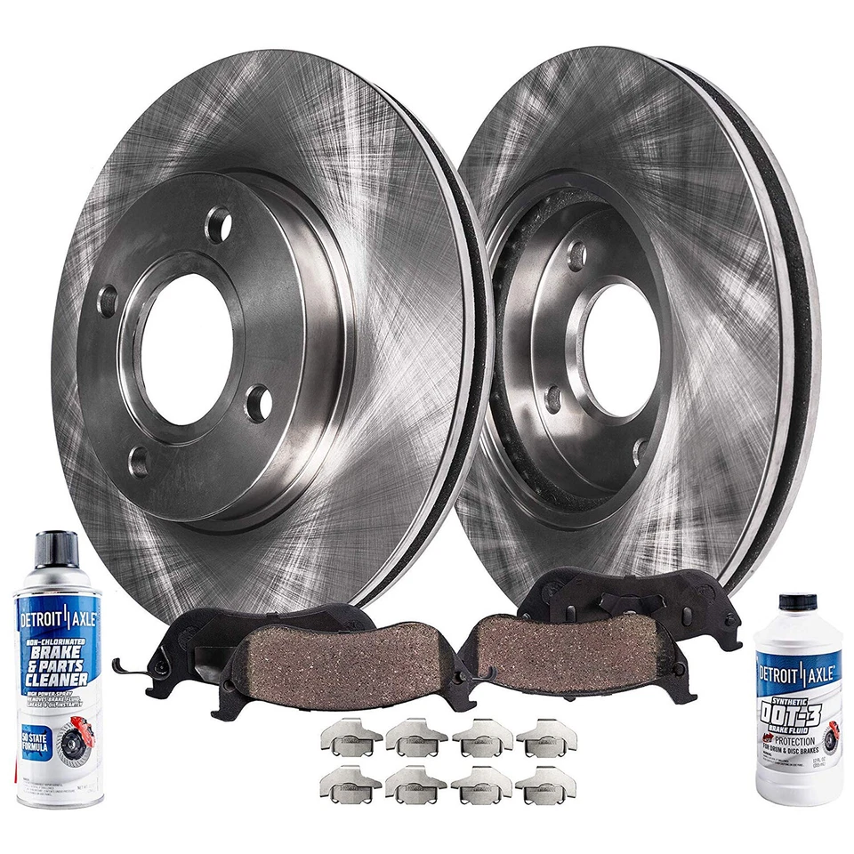 Rotores de disco delanteros pastillas de freno para Toyota Yaris Prius C Scion iQ 2016 2017 2018 Foto 1 de 1