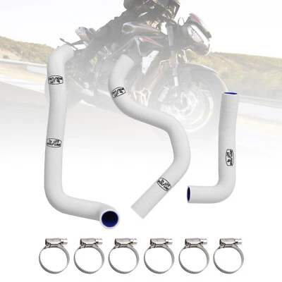 Silicone Radiator coolant Hose kit For Street Triple 765 R RS 2020-2022 White - Image 1 of 4