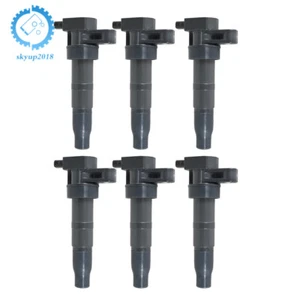 6X UF546 Ignition Coil Replacement for Kia Sonata Sorento Santa Fe Hyundai Azera - Foto 1 di 8