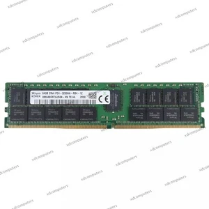 SK Hynix 64GB 3200MHz REG ECC RAM DDR4 DIMM 2Rx4 PC4-25600 Server Memory - Picture 1 of 2