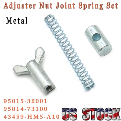 For Honda TRX300 TRX200 Rear Brake Nut Adjuster Arm Joint&Spring Kit 95015-32001 - Image 1 of 4