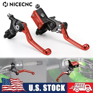 22mm 7/8" Hydraulic Brake Cable Clutch Levers For Honda CRF250R CRF250X CRF230F - Picture 1 of 12