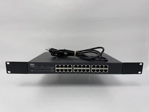 Dell PowerConnect 2224 24-Port 10/100 Mbps Ethernet Switch w/ Power Cord - Picture 1 of 11