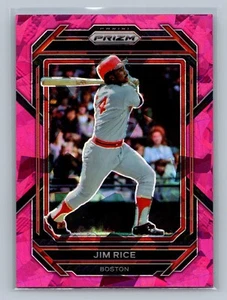 Jim Rice 2023 Panini Prizm Baseball PINK ICE PRIZM #244 Boston Red Sox - Bild 1 von 2