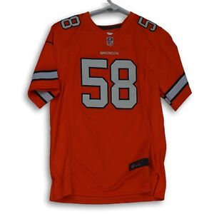 Nike Boys Orange NFL Denver Broncos Von Miller #58 Football Jersey Size M 10/12