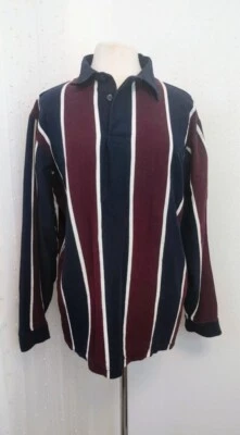 Trader Bay 90s Style Rugby Long Sleeve Collared Shirt size L - Image 1 of 4