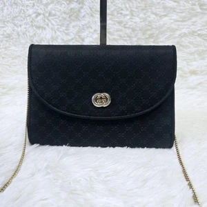 Rare Extremely beautiful GUCCI Satin Micro GG Chain Shoulder Bag - Picture 1 of 12