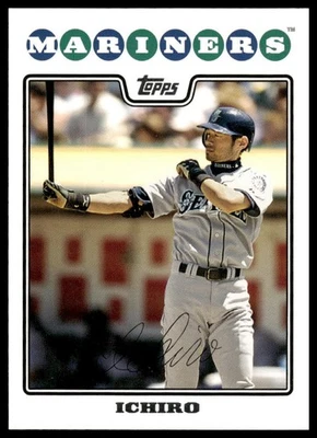 2008 Topps #320 Ichiro Seattle Mariners NM+ - Image 1 of 2