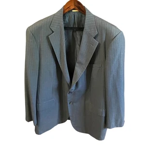 Brooks Brothers Mens Suit Jacket 48R Golden Fleece Hand-Tailored Pinstripe Gray - Picture 1 of 17