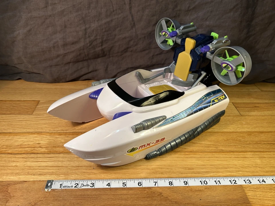 Veículos raros 2 em 1 Max Steel Wave Storm N-Tek MX-39 Mattel 2001 - Imagem 1 de 4