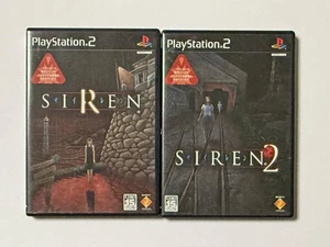 Lot 2 PS2 Siren 1 2 Set Playstation Sony Used Working From Japan Free Shipping - Picture 1 of 9