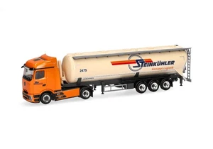 Herpa 319188 Mercedes-Benz Actros Streamspace Silo-Sattelzug "Steinkühler" - Bild 1 von 1