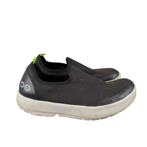 Oofos OOmg Eezee Low weiß schwarz Schuhe Komfort Erholung Slipper Turnschuhe Damen 8 - Bild 1 von 8
