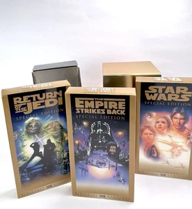 Star Wars Trilogy VHS Collectibles, Return Of The  Jedi, Empire Strikes Back - Bild 1 von 6