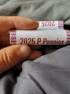 2025 P und 2025 D Lincoln Stempelglanz Penny Rollen, letztes Jahr des Pennys, 2 Rollen - Bild 1 von 5