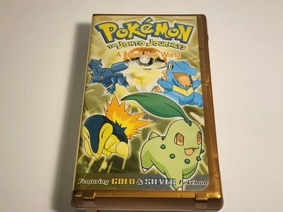 Pokemon Vol. 39: The Johto Journeys - A Brand New World (VHS, 2001) Gold Case - Image 1 of 4