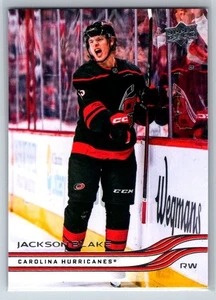 2025-26 Upper Deck Series 1 #25 Jackson Blake Carolina Hurricanes - Picture 1 of 2