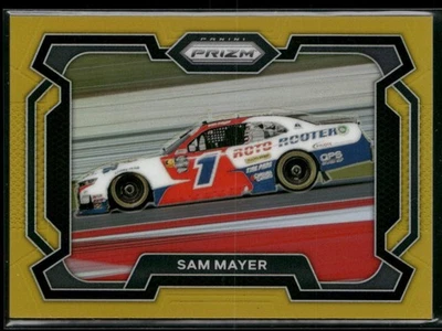 2024 Prizm Racing SAM MAYER /10 Gold Prizm SSP #44 (08/10) NICE! NASCAR N663 - Image 1 of 3