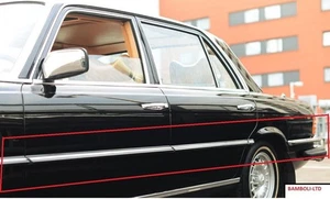 For Mercedes W116 S Class SE 280S 250S 350S side moulding trims 8 pieces set - Picture 1 of 1