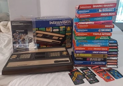 Intellivision consoles with games lot CIB - Image 1 of 4