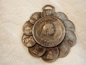 Queen's Jubilee Victoria Regina. Silver plated. Old Piece. - Picture 1 of 5