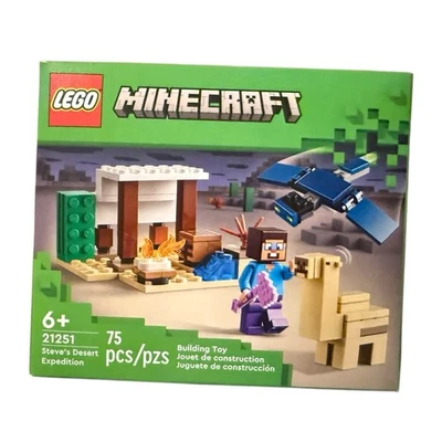 LEGO Minecraft Steve's Desert Expedition 21251 - 75 pcs New Sealed - Image 1 of 4