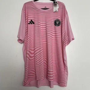 Men’s adidas Inter Miami CF Messi Away Fan Jersey Light Pink Size 3XL - Picture 1 of 6