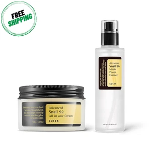 Duo- Snail 92 Cream & Snail 96 Essence, Gel Moisturizer Hydrating Serum Korean - Picture 1 of 4