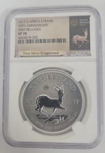 2017 S.Africa S1 Rand. 50th Anniversary, First Releases SP70 NGC - Picture 1 of 4