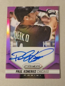 Paul Konerko 2014 PRIZM Purple Auto Parallel 78/99 #PK - Bild 1 von 3