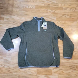 Nuevo con etiquetas LL Bean Fleece Suéter Pullover Mujer Misses XL Verde Kelp - Imagen 1 de 11