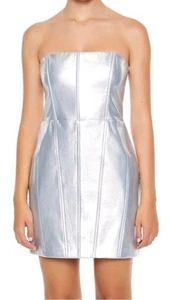 Damen Forever 21 Metallic Mini Röhrenkleid Größe Small - Bild 1 von 17