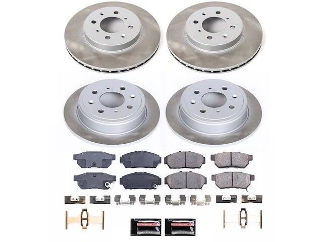 Front and Rear Brake Pad and Rotor Kit For 1994-2001 Acura Integra 1995 MC854KP - Image 1 of 1