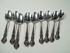 STAINLESS FLATWARE! 9 pieces lancaster soup spoons - Picture 1 of 6