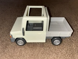 Camioneta pickup azul Tradies Ute coche de juguete blanco gris alce juguetes - Imagen 1 de 6