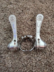 [RJ] Vintage Simplex Retrofriction Shifters Downtube Clamp On Shift Lever Set  - Picture 1 of 6