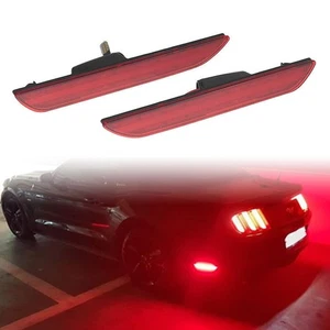2x LED Rear Side Marker Lights for 2015-2022 2016 2017 2018 2019 Ford Mustang - Picture 1 of 6