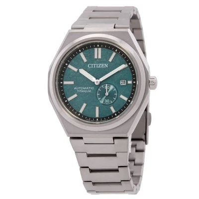 Citizen Zenshin Automatic Green Dial Men's Watch NJ0180-80X - Image 1 of 3