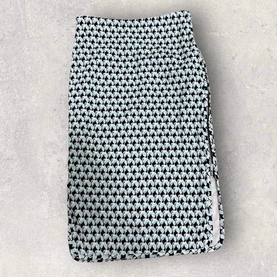 saia geométrica com zíper duplo diane von furstenberg noemi - Imagem 1 de 4