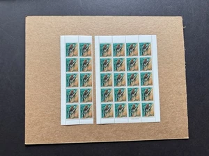 Ryukyu 1965 Stamp Full Sheet +Okinawa Woodpecker #140 +MNH OG Sheet 20 +Extra - Picture 1 of 2
