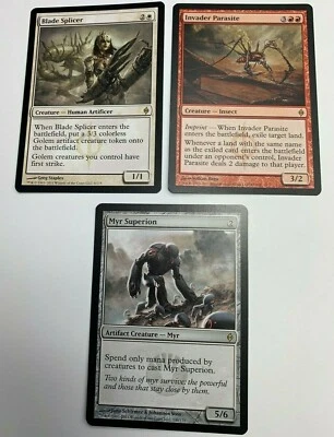 Rare New Phyrexia Blade Splicer Myr Superion invader parasite MTG Magic Cards - Image 1 of 4