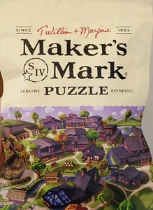 New Unopened Maker's Mark Bourbon  Ambassador Puzzle Star Hill Farm Rob Samuel - Picture 1 of 5