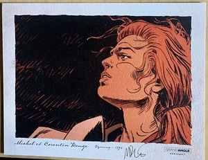 ex libris Corentin Rouge: "Go West Young Man" - signiert - Format 18,5x23,5cm - Bild 1 von 1