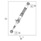 For Jeep Gladiator 2020-2022 Jeep 68330598AB Rear Drive Shaft Jeep Gladiator