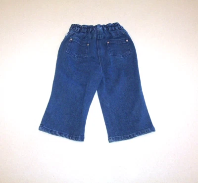 Pantalones de mezclilla azules con piñones para niña 18 meses Foto 1 de 2