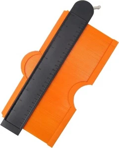 Herramienta laminada duplicadora de regla de perfil naranja medidor de contorno de forma 10"" - Imagen 1 de 20