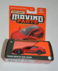 MATCHBOX 2024 MOVING PARTS - PORSCHE TAYCAN GTS SPORT TURISMO RED - Picture 1 of 4